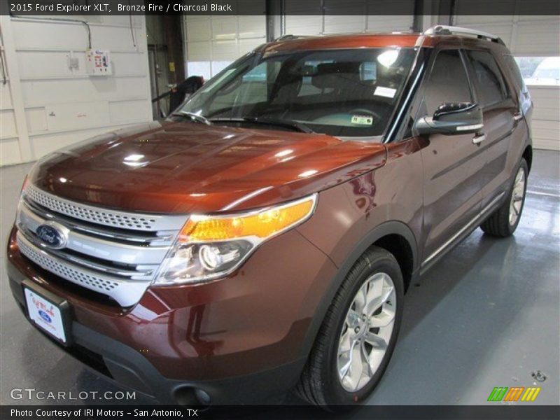 Bronze Fire / Charcoal Black 2015 Ford Explorer XLT