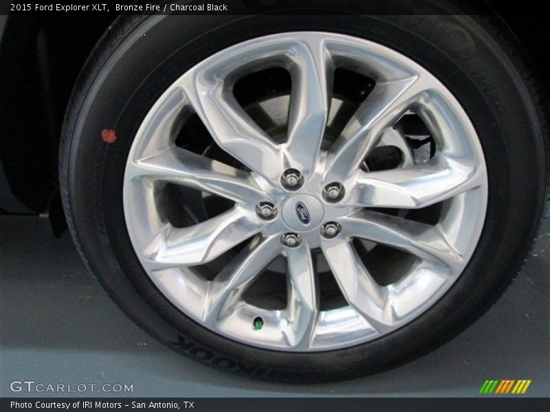 Bronze Fire / Charcoal Black 2015 Ford Explorer XLT