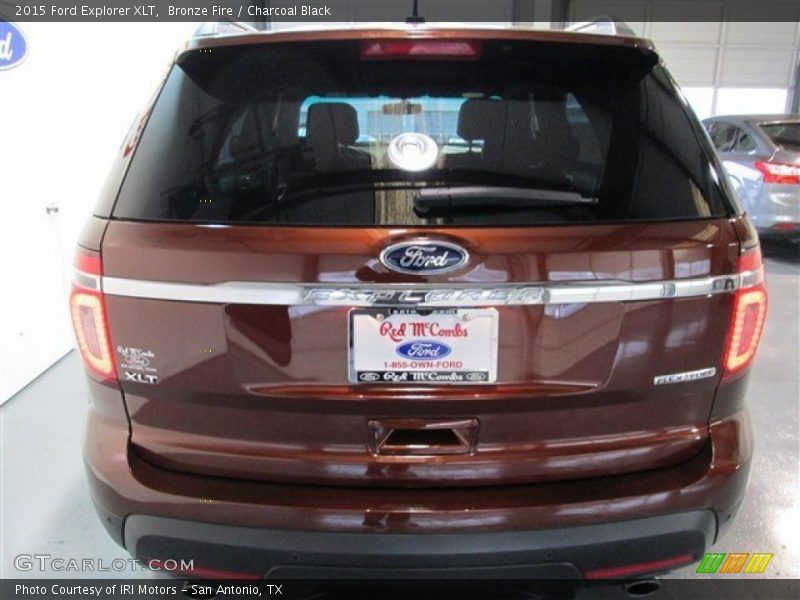 Bronze Fire / Charcoal Black 2015 Ford Explorer XLT