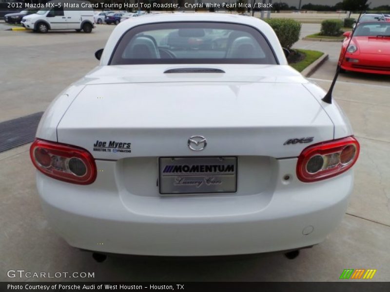 Crystal White Pearl Mica / Black 2012 Mazda MX-5 Miata Grand Touring Hard Top Roadster
