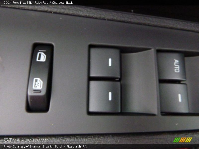 Ruby Red / Charcoal Black 2014 Ford Flex SEL