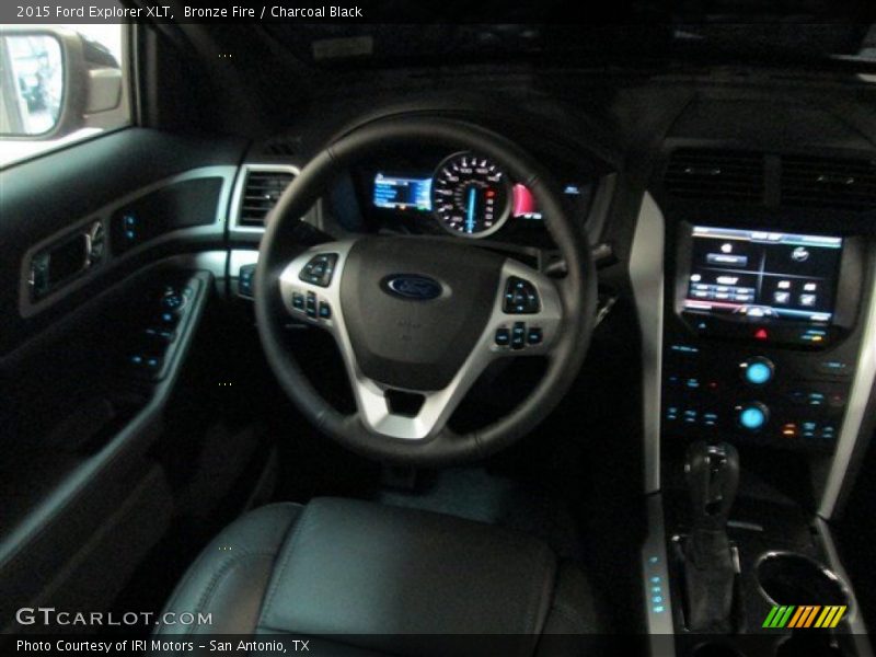 Bronze Fire / Charcoal Black 2015 Ford Explorer XLT