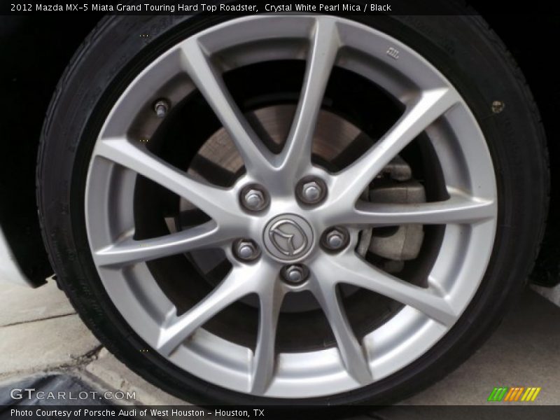 Crystal White Pearl Mica / Black 2012 Mazda MX-5 Miata Grand Touring Hard Top Roadster