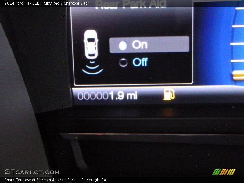 Ruby Red / Charcoal Black 2014 Ford Flex SEL