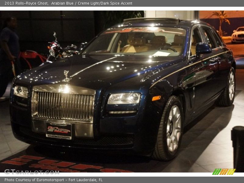 Arabian Blue / Creme Light/Dark Spice Accent 2013 Rolls-Royce Ghost