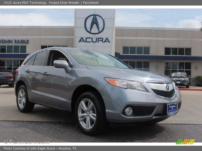 Forged Silver Metallic / Parchment 2015 Acura RDX Technology