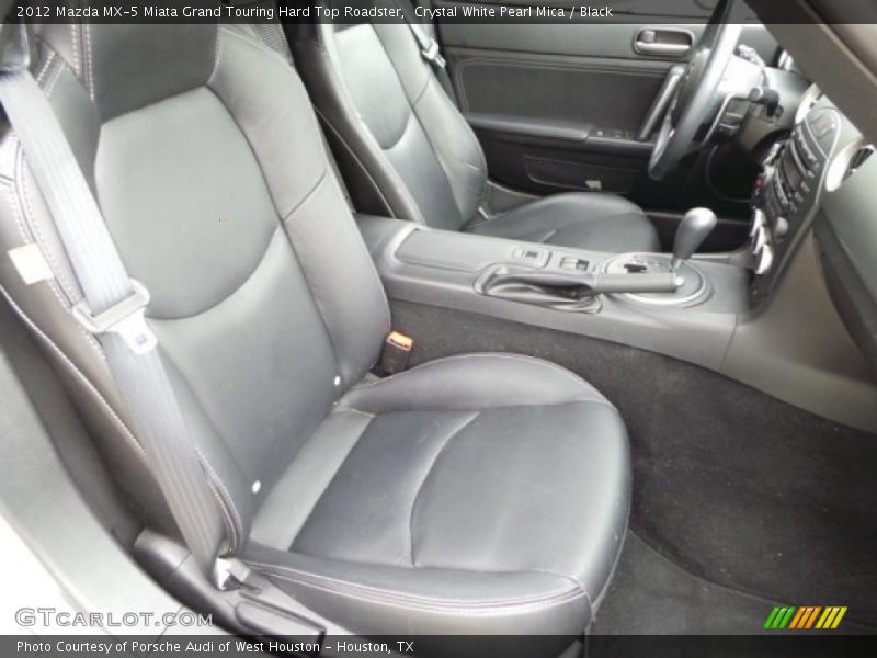 Crystal White Pearl Mica / Black 2012 Mazda MX-5 Miata Grand Touring Hard Top Roadster