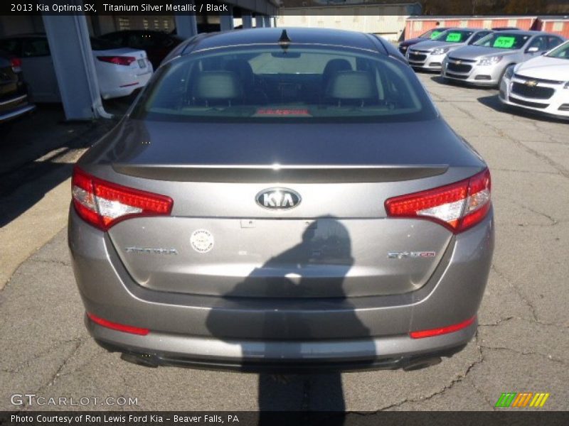 Titanium Silver Metallic / Black 2013 Kia Optima SX