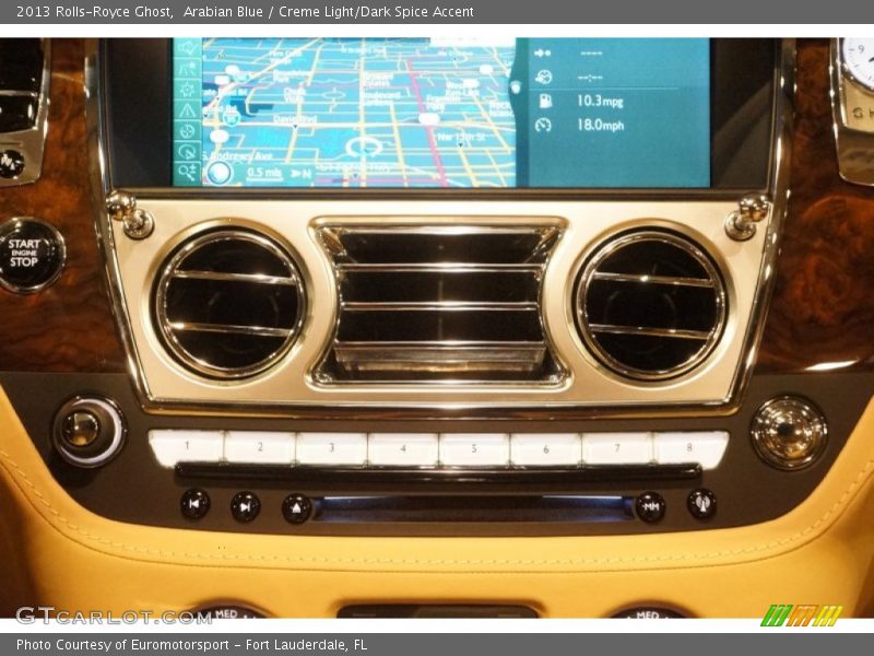 Arabian Blue / Creme Light/Dark Spice Accent 2013 Rolls-Royce Ghost