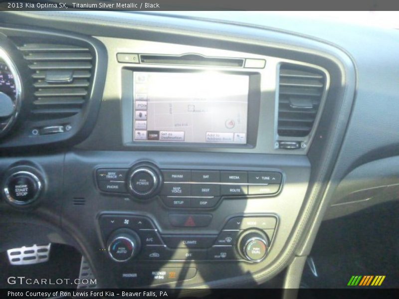 Titanium Silver Metallic / Black 2013 Kia Optima SX