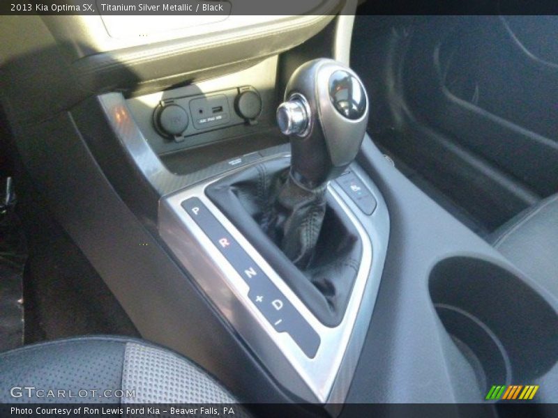 Titanium Silver Metallic / Black 2013 Kia Optima SX