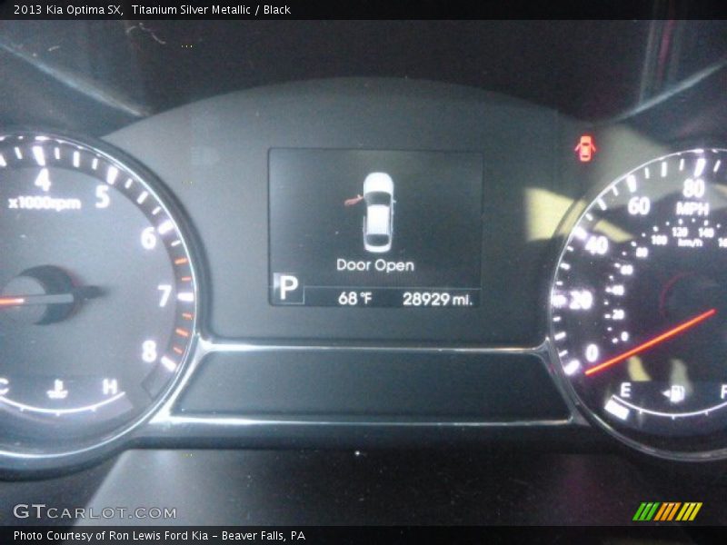 Titanium Silver Metallic / Black 2013 Kia Optima SX