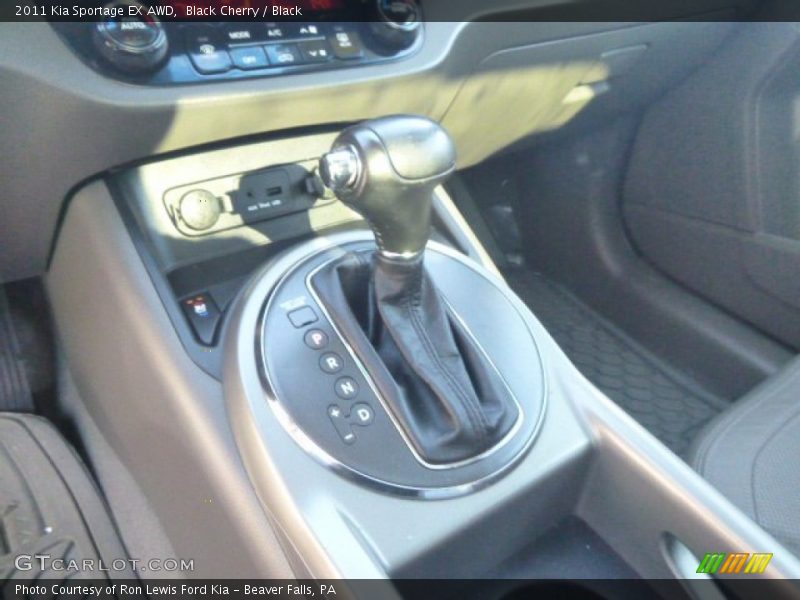 Black Cherry / Black 2011 Kia Sportage EX AWD