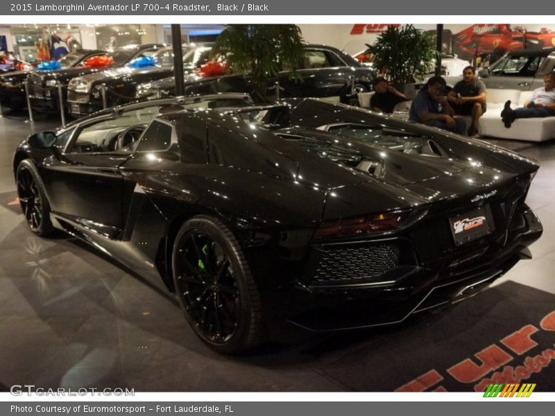 Black / Black 2015 Lamborghini Aventador LP 700-4 Roadster