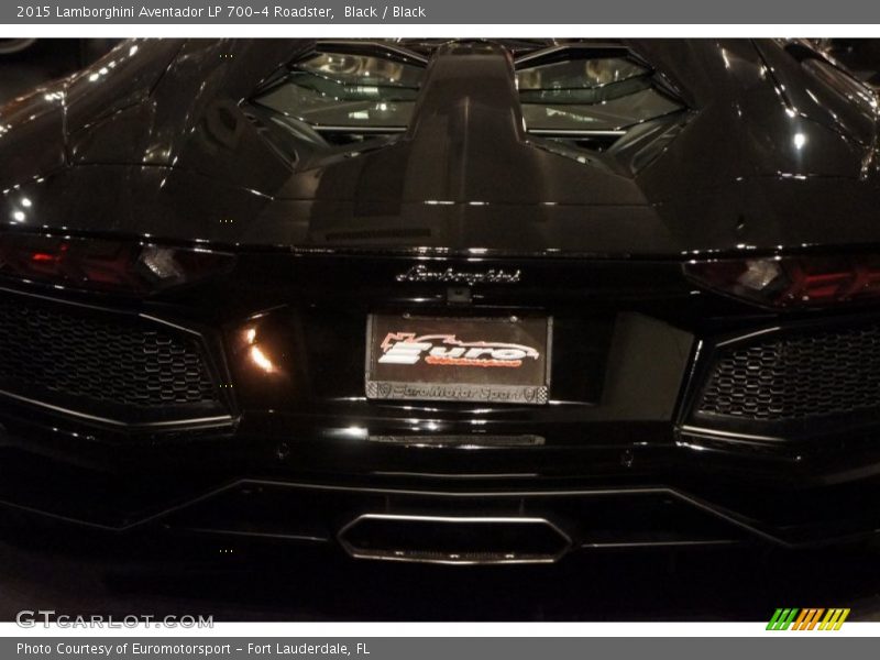 Black / Black 2015 Lamborghini Aventador LP 700-4 Roadster