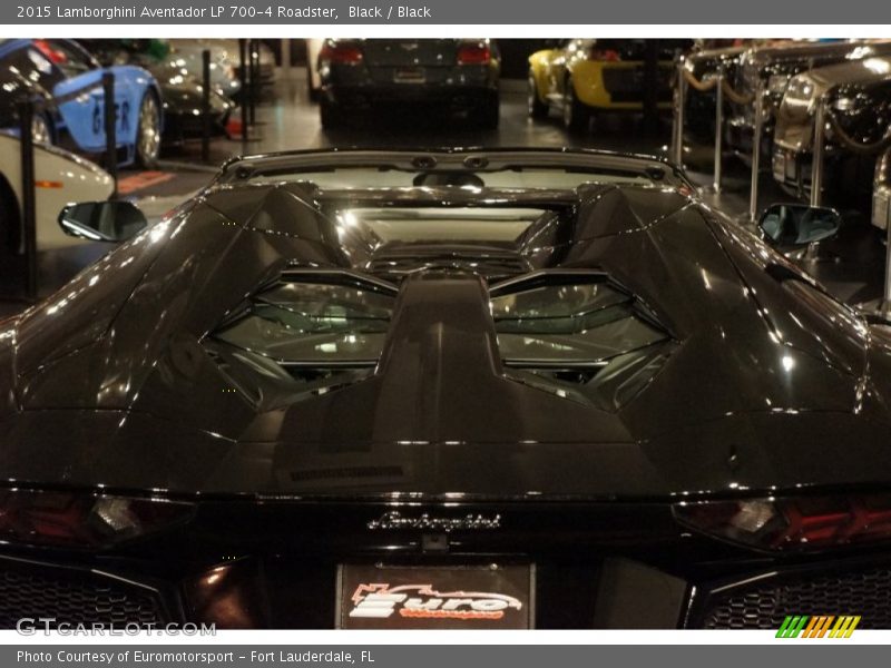Black / Black 2015 Lamborghini Aventador LP 700-4 Roadster