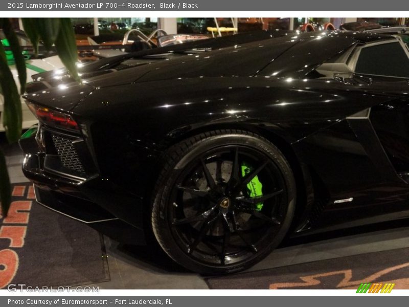 Black / Black 2015 Lamborghini Aventador LP 700-4 Roadster