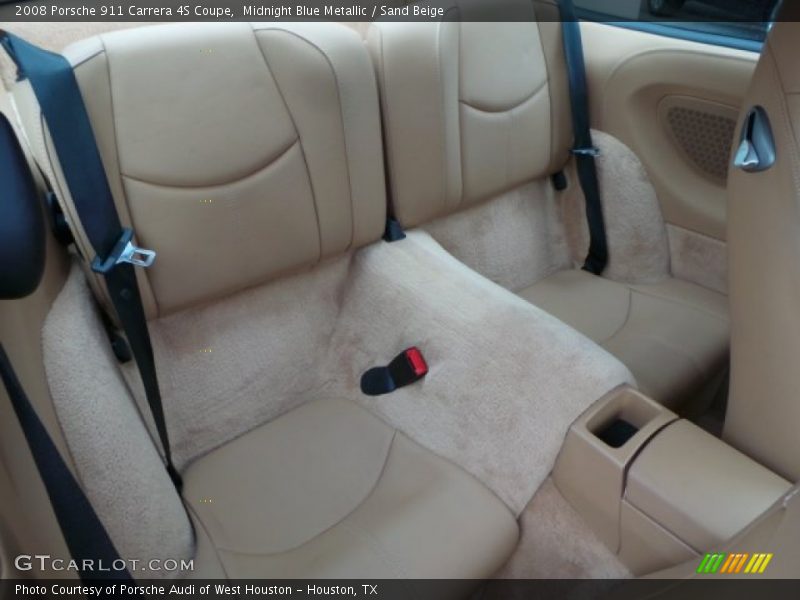 Midnight Blue Metallic / Sand Beige 2008 Porsche 911 Carrera 4S Coupe