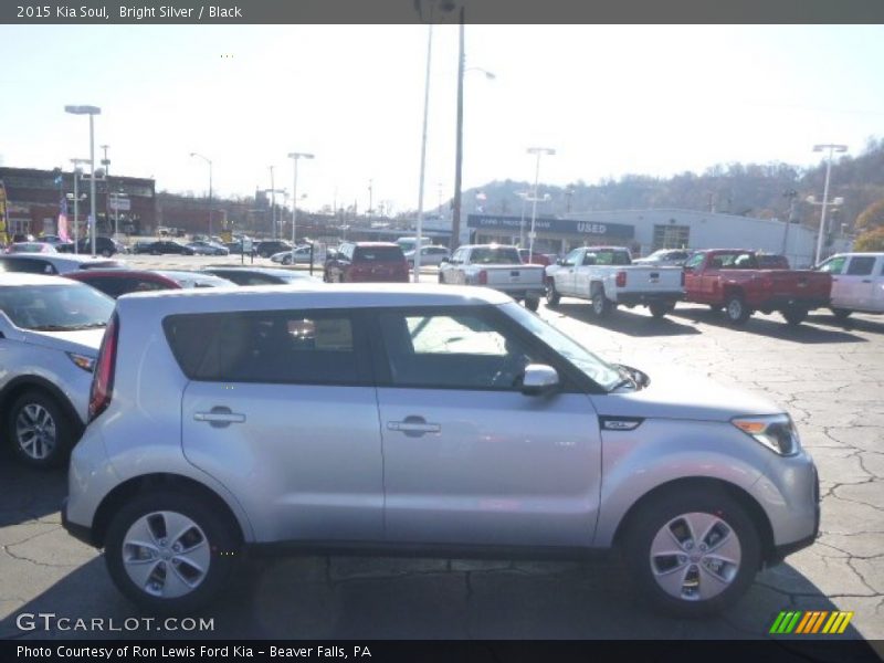 Bright Silver / Black 2015 Kia Soul