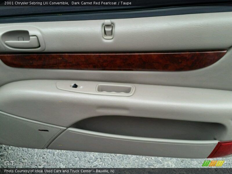 Dark Garnet Red Pearlcoat / Taupe 2001 Chrysler Sebring LXi Convertible