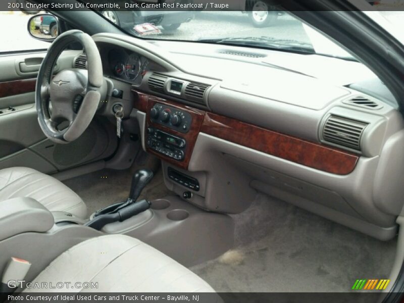 Dark Garnet Red Pearlcoat / Taupe 2001 Chrysler Sebring LXi Convertible