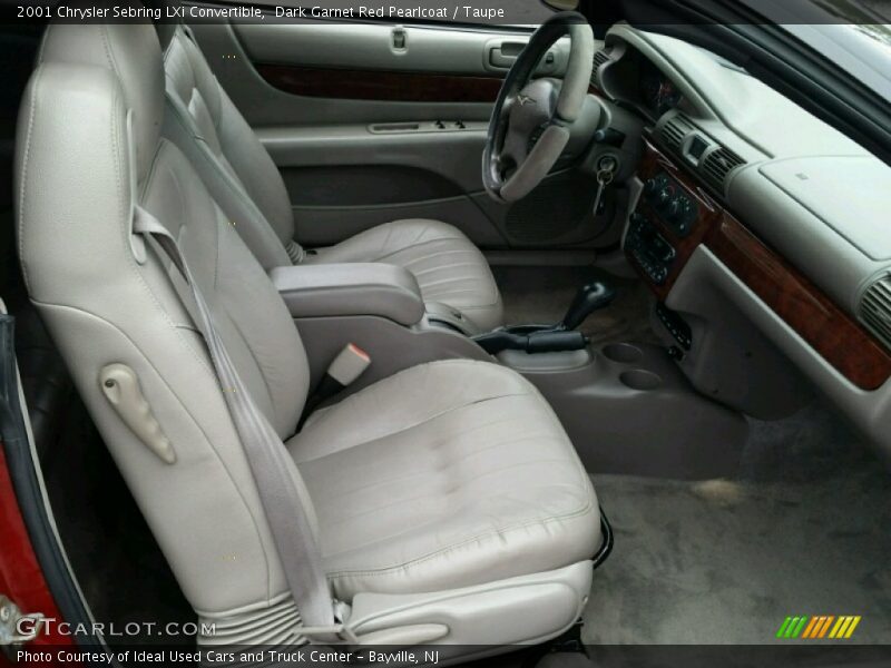 Dark Garnet Red Pearlcoat / Taupe 2001 Chrysler Sebring LXi Convertible