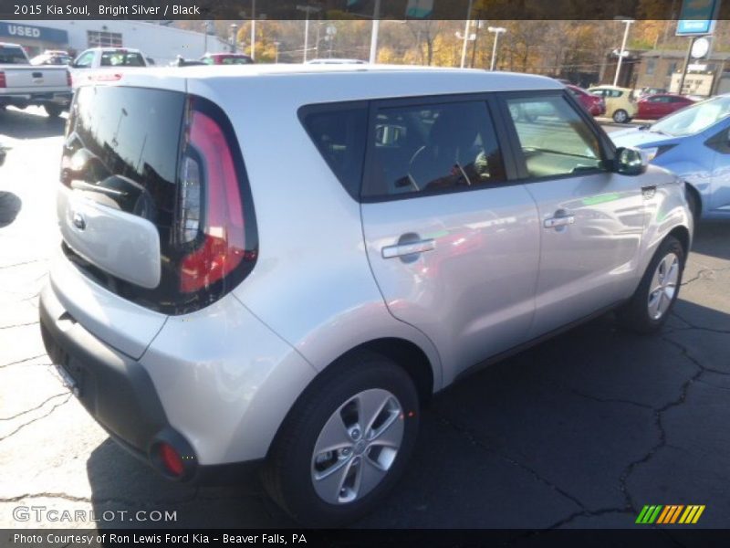 Bright Silver / Black 2015 Kia Soul