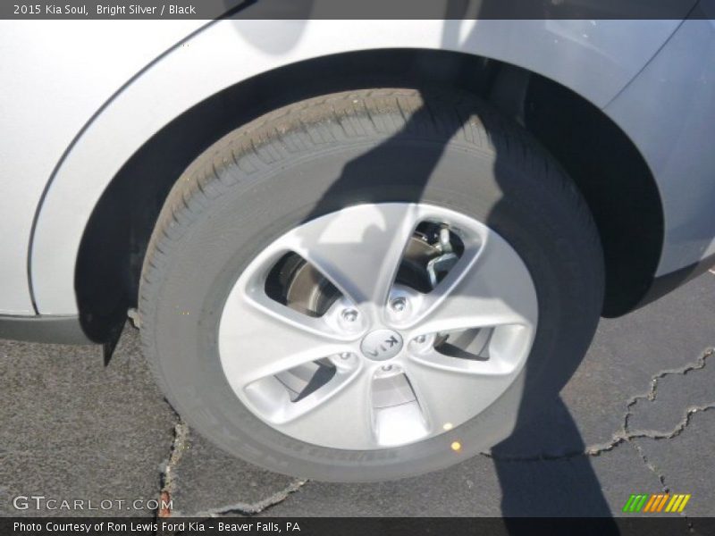 Bright Silver / Black 2015 Kia Soul