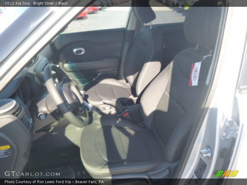 Bright Silver / Black 2015 Kia Soul