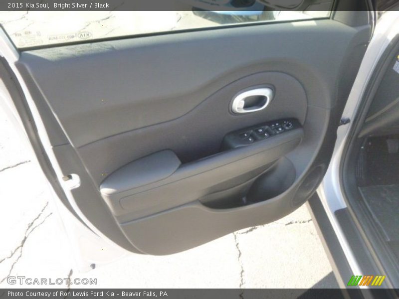 Bright Silver / Black 2015 Kia Soul