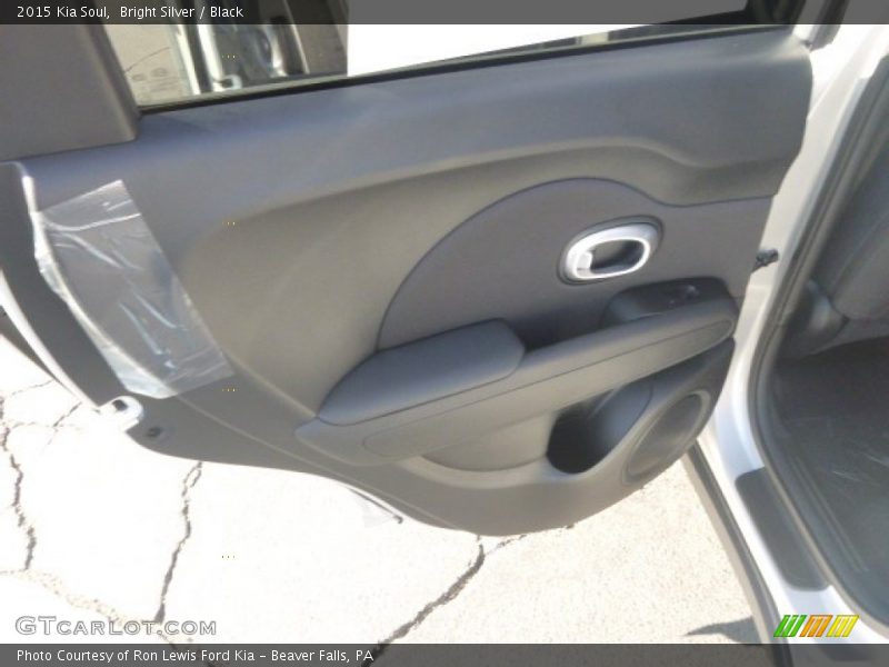 Bright Silver / Black 2015 Kia Soul