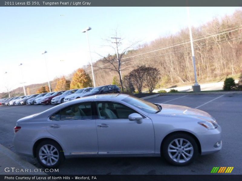 Tungsten Pearl / Light Gray 2011 Lexus ES 350