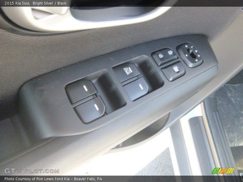 Bright Silver / Black 2015 Kia Soul