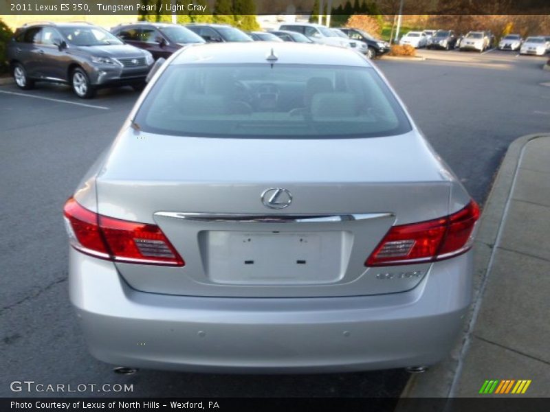 Tungsten Pearl / Light Gray 2011 Lexus ES 350