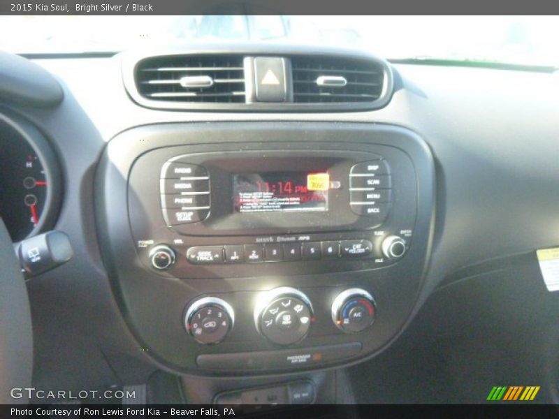Bright Silver / Black 2015 Kia Soul