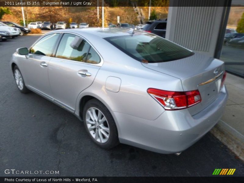 Tungsten Pearl / Light Gray 2011 Lexus ES 350