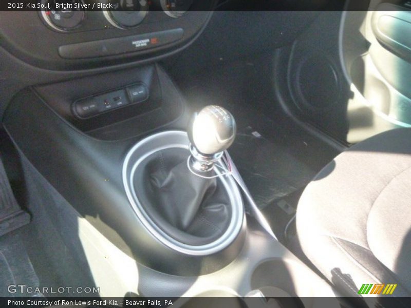 Bright Silver / Black 2015 Kia Soul