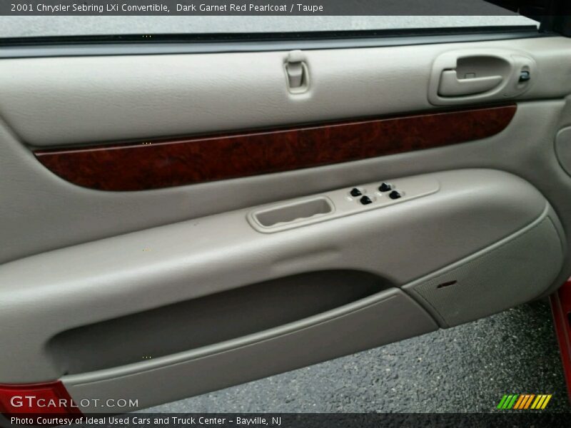 Dark Garnet Red Pearlcoat / Taupe 2001 Chrysler Sebring LXi Convertible