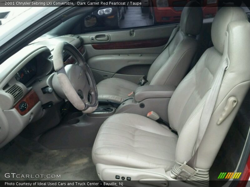 Dark Garnet Red Pearlcoat / Taupe 2001 Chrysler Sebring LXi Convertible