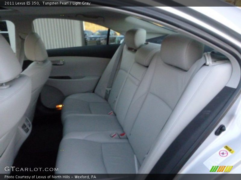 Tungsten Pearl / Light Gray 2011 Lexus ES 350