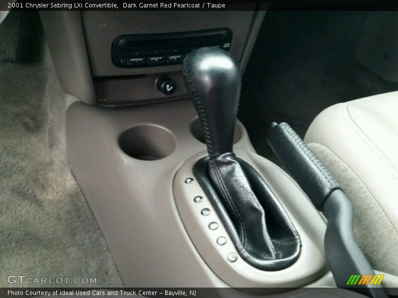 Dark Garnet Red Pearlcoat / Taupe 2001 Chrysler Sebring LXi Convertible