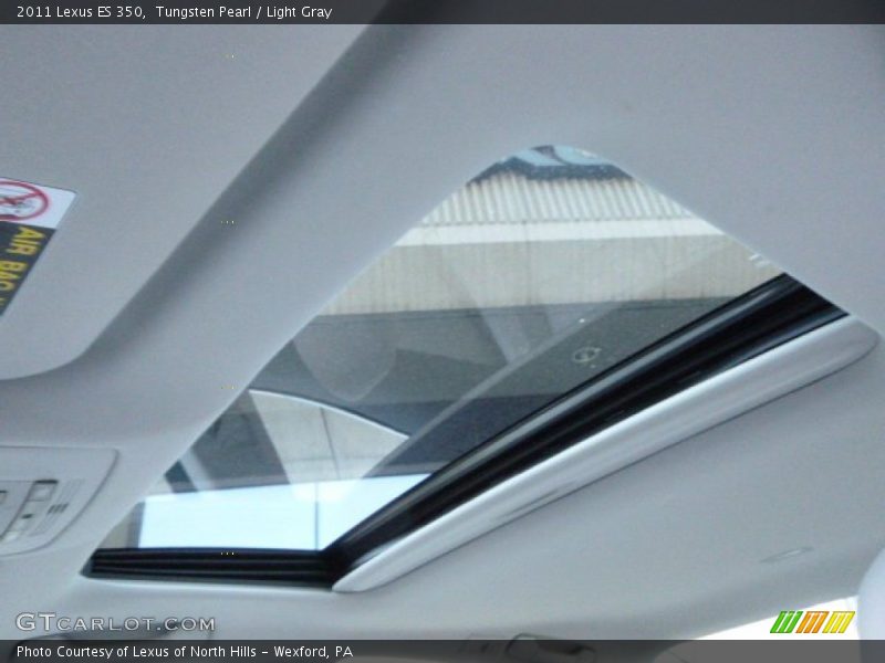 Tungsten Pearl / Light Gray 2011 Lexus ES 350