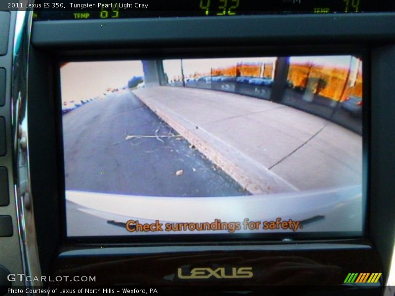 Tungsten Pearl / Light Gray 2011 Lexus ES 350