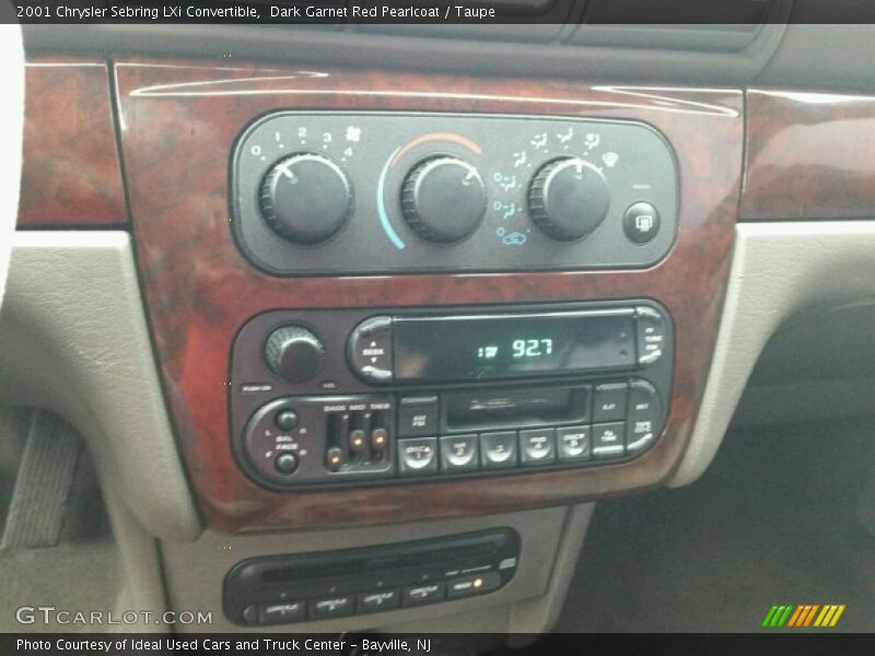 Dark Garnet Red Pearlcoat / Taupe 2001 Chrysler Sebring LXi Convertible