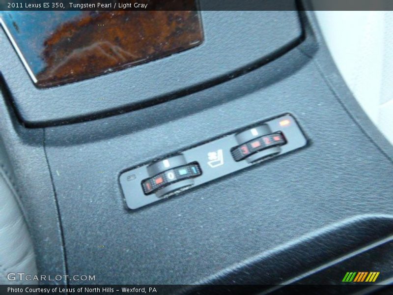 Tungsten Pearl / Light Gray 2011 Lexus ES 350