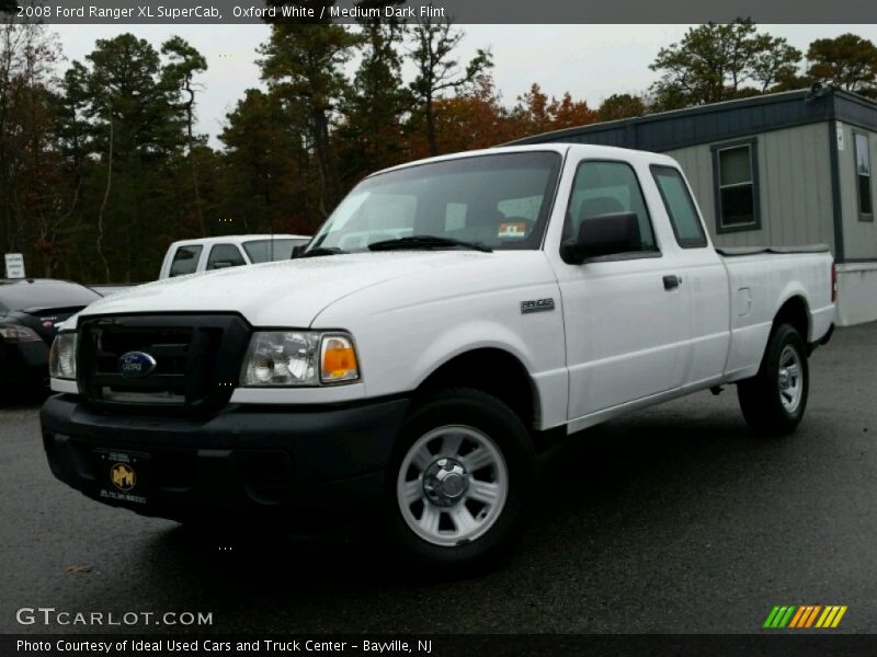 Oxford White / Medium Dark Flint 2008 Ford Ranger XL SuperCab