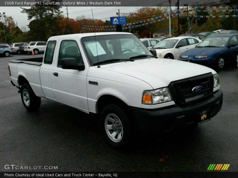 Oxford White / Medium Dark Flint 2008 Ford Ranger XL SuperCab