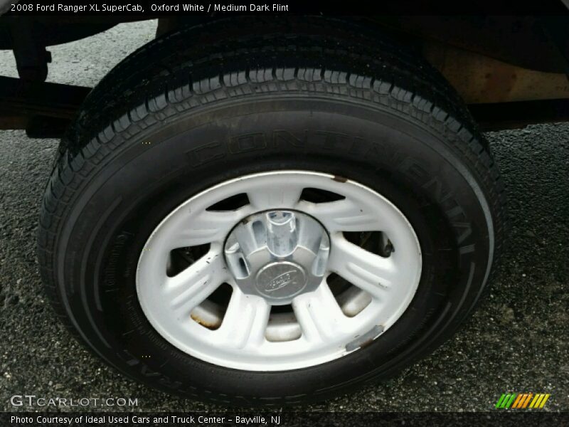 Oxford White / Medium Dark Flint 2008 Ford Ranger XL SuperCab