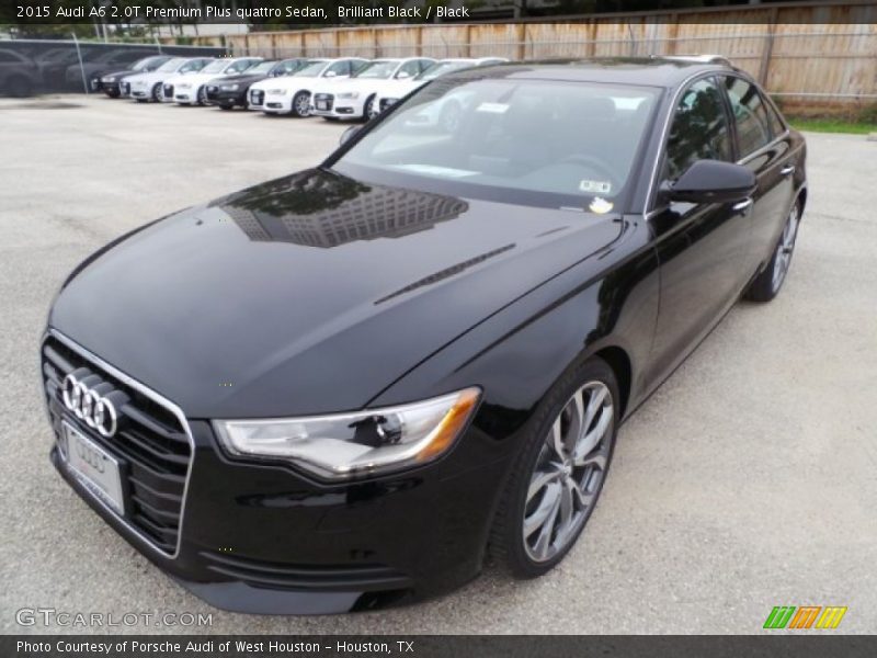 Brilliant Black / Black 2015 Audi A6 2.0T Premium Plus quattro Sedan