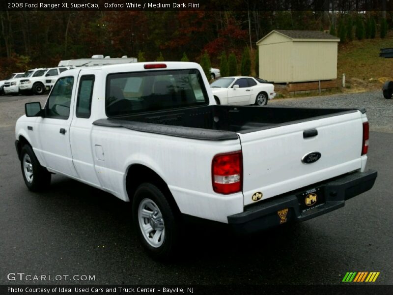 Oxford White / Medium Dark Flint 2008 Ford Ranger XL SuperCab